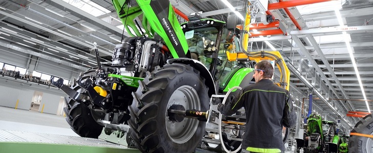 Deutz Fahr Land nowa niemiecka fabryka traktorow II Kujawsko Pałucki Zimowy Wyścig Ciągników