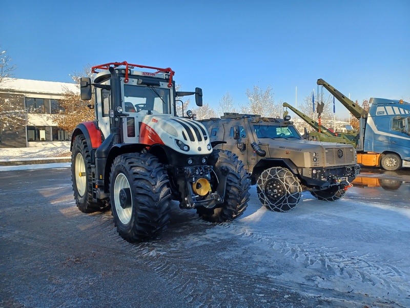 STEYR 6300 Terrus CVT Military 1 Militarne wcielenie ciągników STEYR Terrus CVT