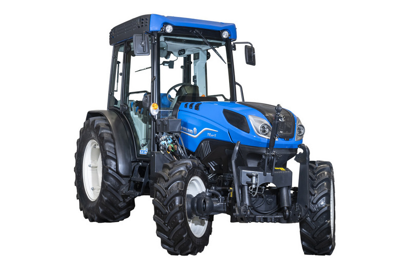 New Holland T4 110F S 01 Premierowy pokaz polowy nowych ciągników sadowniczych New Holland T4 FS – reportaż