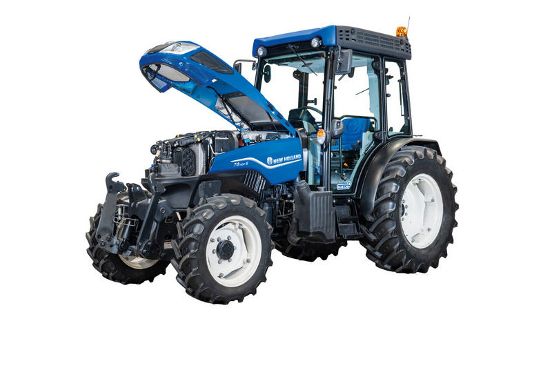 New Holland T4 110F S 04 Premierowy pokaz polowy nowych ciągników sadowniczych New Holland T4 FS – reportaż